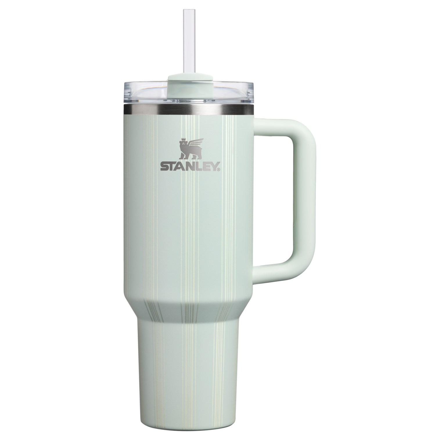 Insulated Travel The Quencher H2.0 Flowstate Tumbler D342C - 40oz Large Capacity Car-Cup Friendly Quencher - Mist Picnic Stripe