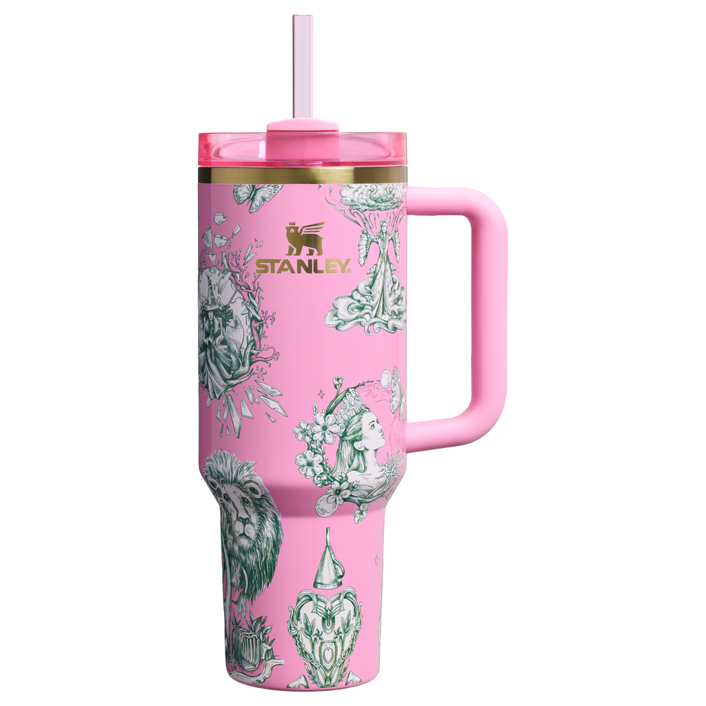 Splash-Resistant FlowState The Wicked for Good Quencher H2.0 Flowstate Tumbler D245R - Premium Stainless Steel Straw Cup for All-Day Hydration - Ozian Reprise