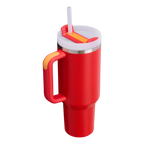 Insulated Travel The Quencher H2.0 Flowstate Tumbler  | Stanley Create D332L - 40oz Large Capacity Car-Cup Friendly Quencher Detail