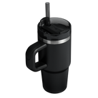 Large Capacity The Quencher H2.O Flowstate Tumbler | Stanley Create D291F - Double-Wall Vacuum Insulated Travel Tumbler with Straw Detail