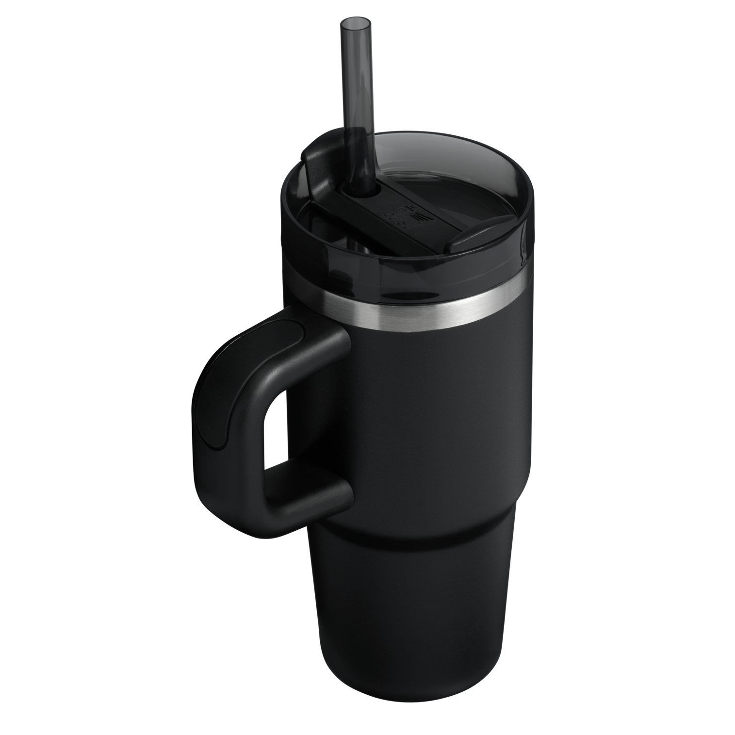 Large Capacity The Quencher H2.O Flowstate Tumbler | Stanley Create D291F - Double-Wall Vacuum Insulated Travel Tumbler with Straw Detail