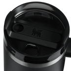 Double-Wall Vacuum The Quencher H2.O Flowstate Tumbler | Stanley Create D274S - FlowState 3-Position Lid Insulated Travel Mug Detail