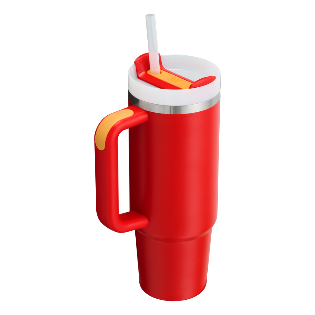 Large Capacity The Quencher H2.0 Flowstate Tumbler D051L - Double-Wall Vacuum Insulated Travel Tumbler with Straw Detail