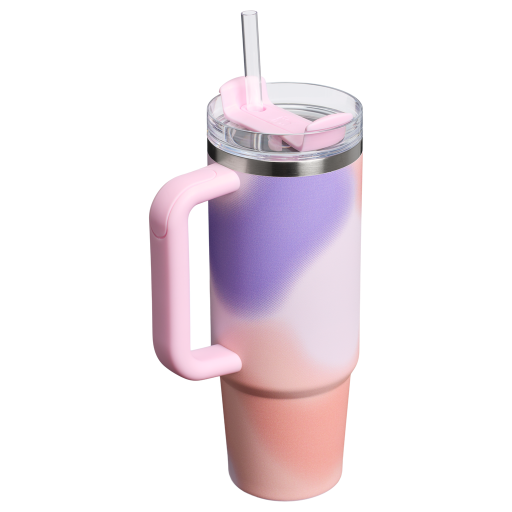 Large Capacity The Quencher H2.0 Flowstate Tumbler D051L - Double-Wall Vacuum Insulated Travel Tumbler with Straw Detail