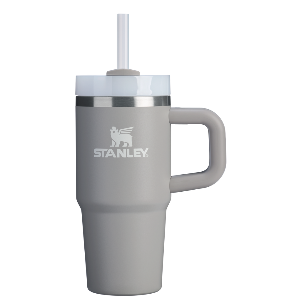 Large Capacity The Quencher H2.O Flowstate Tumbler D068Z - Premium Stainless Steel Straw Cup for All-Day Hydration - Ash