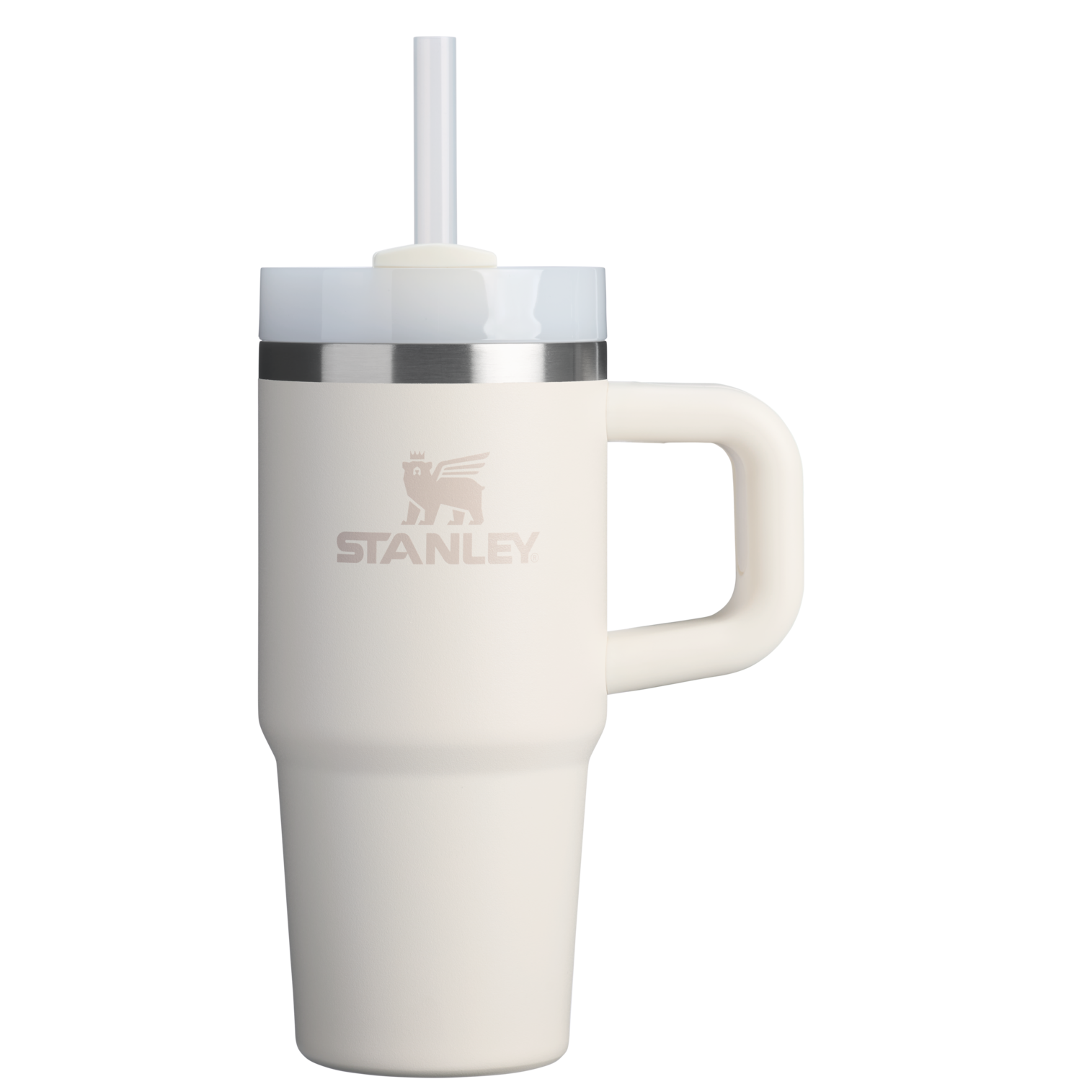 Large Capacity The Quencher H2.O Flowstate Tumbler D068Z - Premium Stainless Steel Straw Cup for All-Day Hydration - Cream 2.0