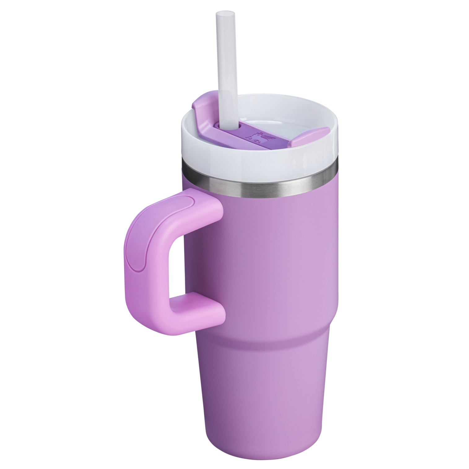 Large Capacity The Quencher H2.O Flowstate Tumbler | Stanley Create D291F - Double-Wall Vacuum Insulated Travel Tumbler with Straw Detail