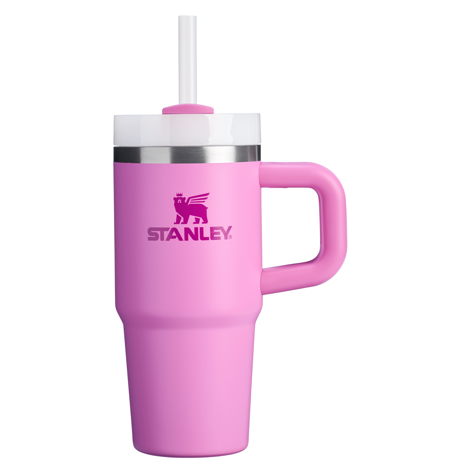 Large Capacity The Quencher H2.O Flowstate Tumbler | Stanley Create D291F - Double-Wall Vacuum Insulated Travel Tumbler with Straw Detail