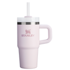 Large Capacity The Quencher H2.O Flowstate Tumbler D068Z - Premium Stainless Steel Straw Cup for All-Day Hydration - Rose Quartz 2.0