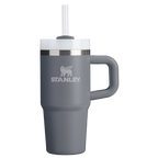 Large Capacity The Quencher H2.O Flowstate Tumbler | Stanley Create D291F - Double-Wall Vacuum Insulated Travel Tumbler with Straw Detail