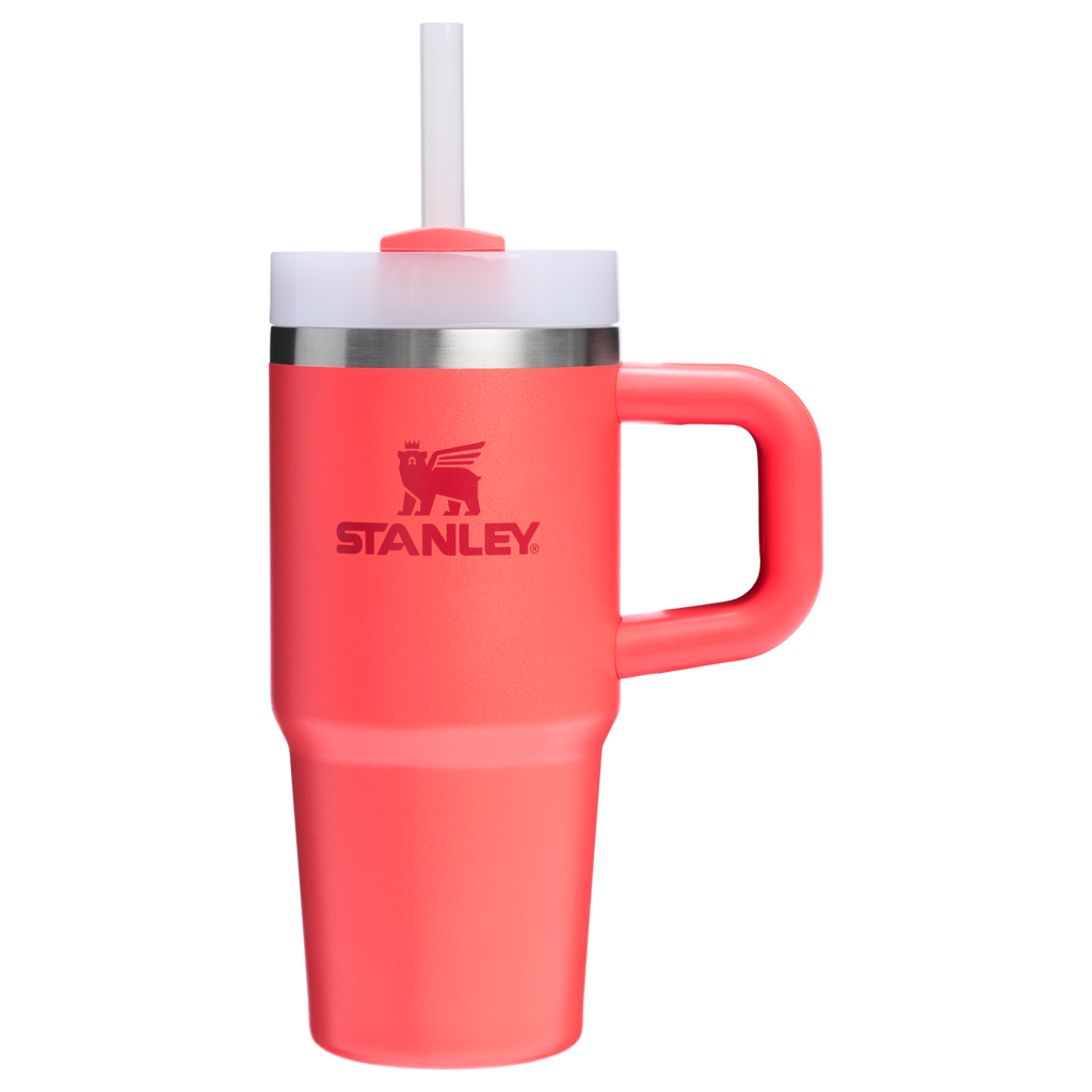 Large Capacity The Quencher H2.O Flowstate Tumbler | Stanley Create D291F - Double-Wall Vacuum Insulated Travel Tumbler with Straw Detail