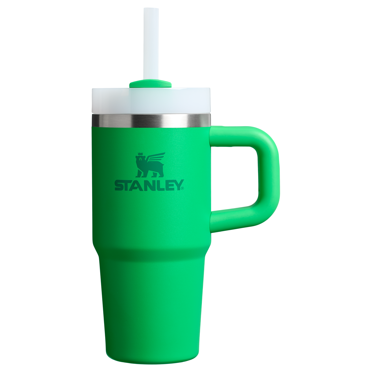 Large Capacity The Quencher H2.O Flowstate Tumbler | Stanley Create D291F - Double-Wall Vacuum Insulated Travel Tumbler with Straw Detail
