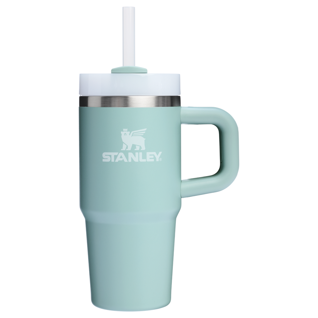 Large Capacity The Quencher H2.O Flowstate Tumbler | Stanley Create D291F - Double-Wall Vacuum Insulated Travel Tumbler with Straw Detail