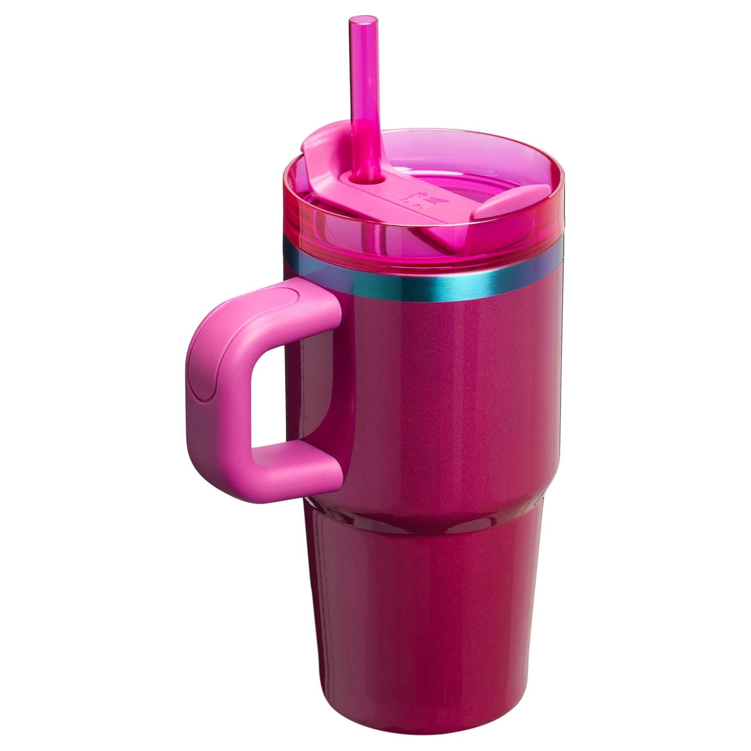 Double-Wall Vacuum The Quencher H2.O Flowstate Tumbler | Stanley Create D274S - FlowState 3-Position Lid Insulated Travel Mug Detail