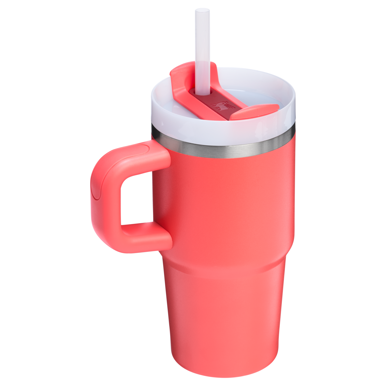 Double-Wall Vacuum The Quencher H2.O Flowstate Tumbler with Handle | Stanley Create D309N - Double-Wall Vacuum Insulated Travel Tumbler with Straw Detail