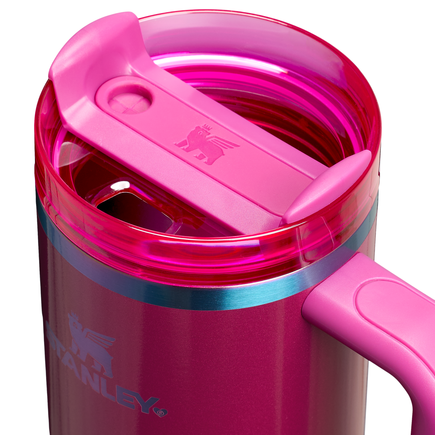 Large Capacity The Quencher H2.0 Flowstate Tumbler D051L - Double-Wall Vacuum Insulated Travel Tumbler with Straw Detail