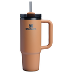 Large Capacity The Quencher H2.0 Flowstate Tumbler | Stanley Create D331C - Premium Stainless Steel Straw Cup for All-Day Hydration - Camel