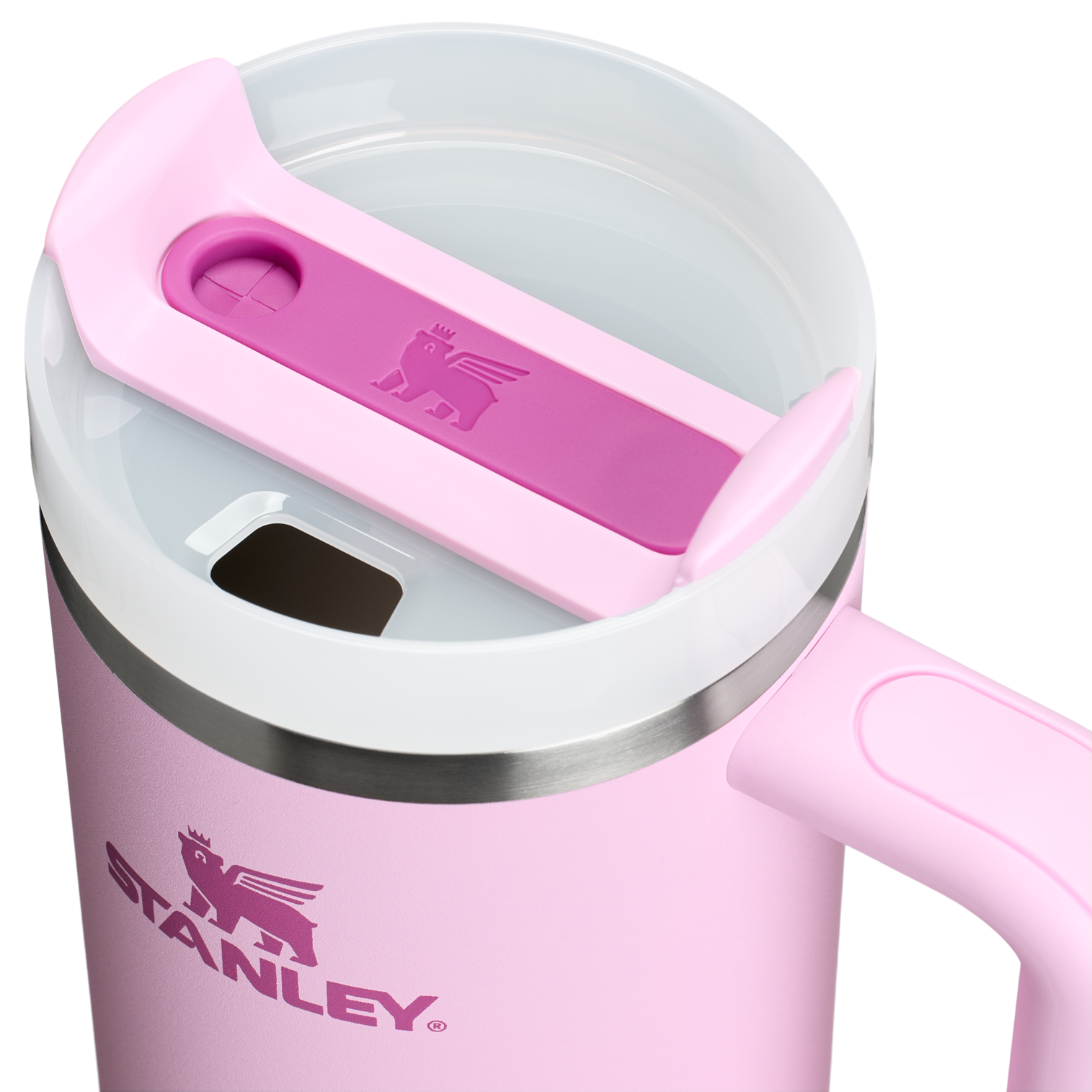 Large Capacity The Quencher H2.0 Flowstate Tumbler | Stanley Create D331C - Premium Stainless Steel Straw Cup for All-Day Hydration Detail