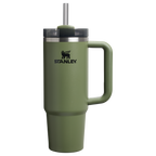 Large Capacity The Quencher H2.0 Flowstate Tumbler D051L - Double-Wall Vacuum Insulated Travel Tumbler with Straw - Dried Pine