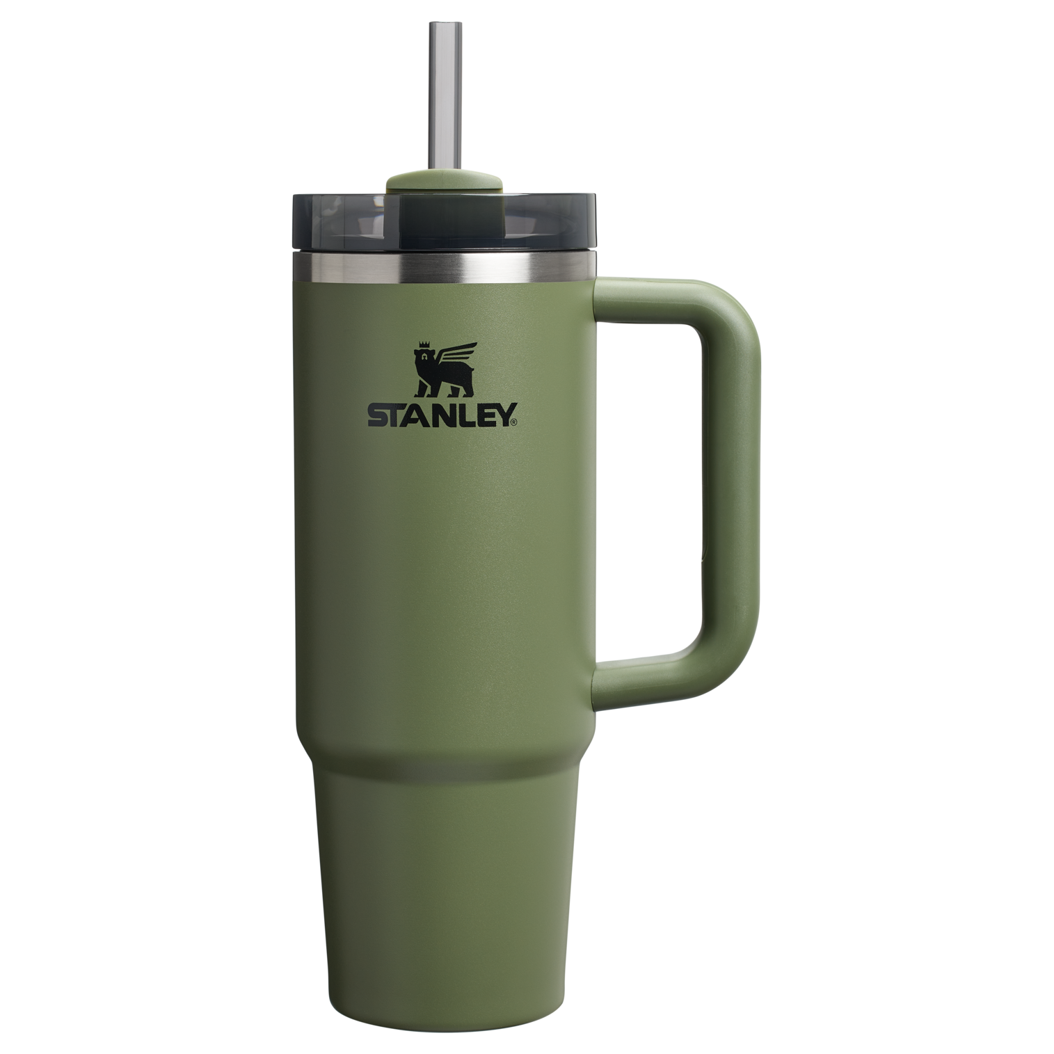 Large Capacity The Quencher H2.0 Flowstate Tumbler D051L - Double-Wall Vacuum Insulated Travel Tumbler with Straw - Dried Pine