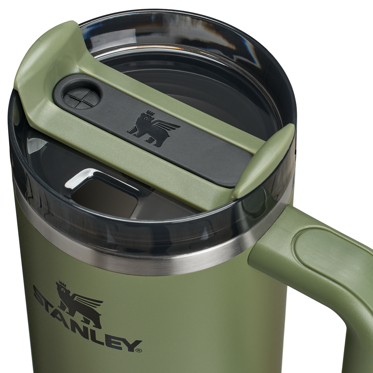 Large Capacity The Quencher H2.0 Flowstate Tumbler D051L - Double-Wall Vacuum Insulated Travel Tumbler with Straw Detail