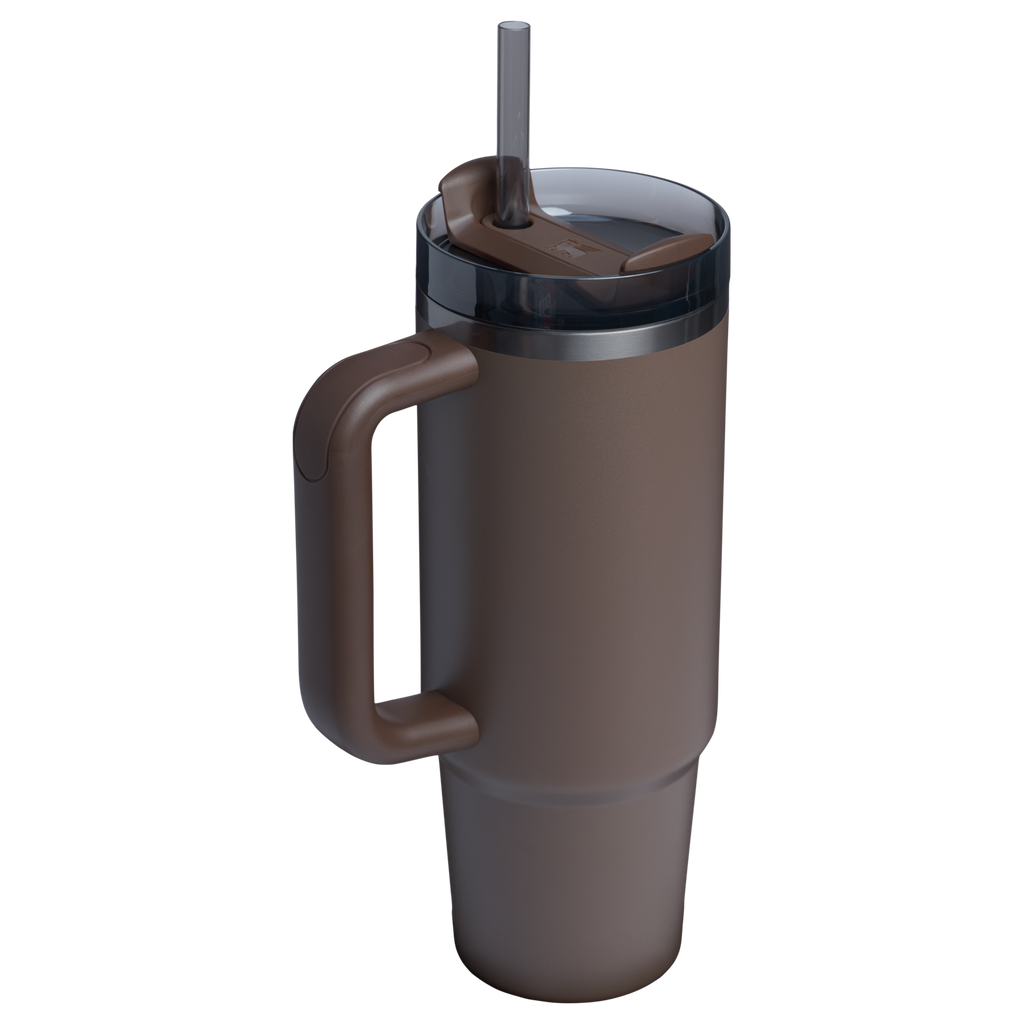 Large Capacity The Quencher H2.0 Flowstate Tumbler D051L - Double-Wall Vacuum Insulated Travel Tumbler with Straw Detail