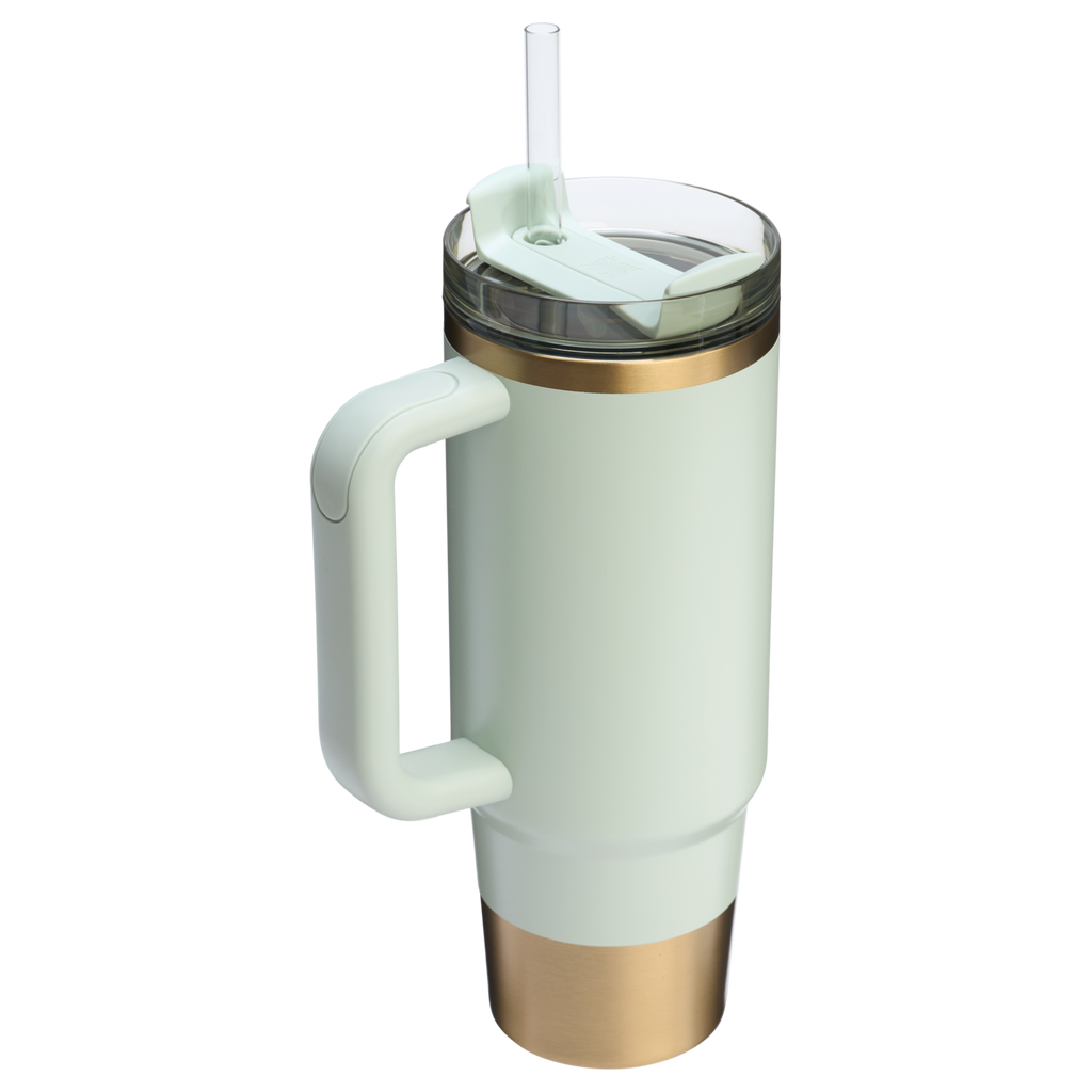 Large Capacity The Quencher H2.0 Flowstate Tumbler | Stanley Create D331C - Premium Stainless Steel Straw Cup for All-Day Hydration Detail