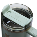 Large Capacity The Quencher H2.0 Flowstate Tumbler | Stanley Create D331C - Premium Stainless Steel Straw Cup for All-Day Hydration Detail