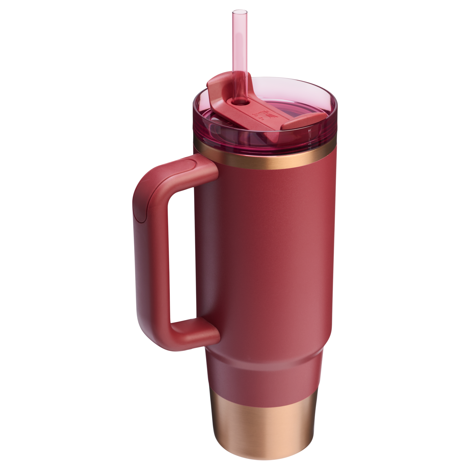 Large Capacity The Quencher H2.0 Flowstate Tumbler D051L - Double-Wall Vacuum Insulated Travel Tumbler with Straw Detail