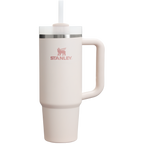 Large Capacity The Quencher H2.0 Flowstate Tumbler D051L - Double-Wall Vacuum Insulated Travel Tumbler with Straw - Rose Quartz 2.0
