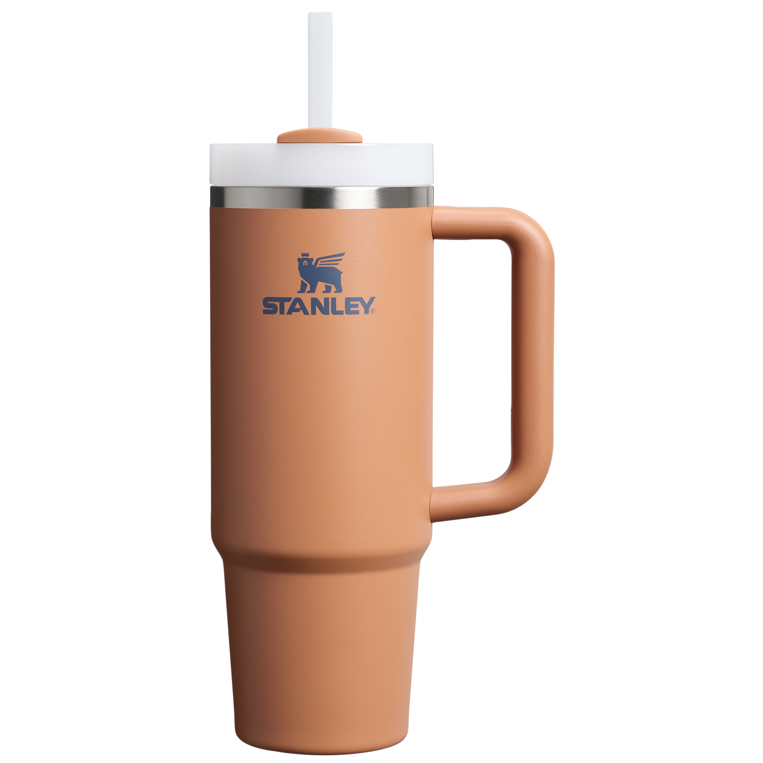Large Capacity The Quencher H2.0 Flowstate Tumbler | Stanley Create D331C - Premium Stainless Steel Straw Cup for All-Day Hydration - Toast