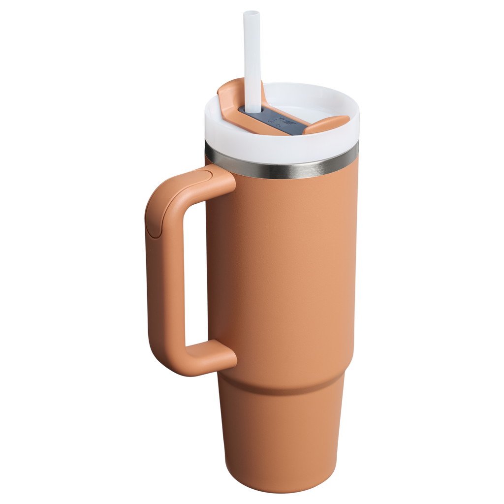 Large Capacity The Quencher H2.0 Flowstate Tumbler D051L - Double-Wall Vacuum Insulated Travel Tumbler with Straw Detail