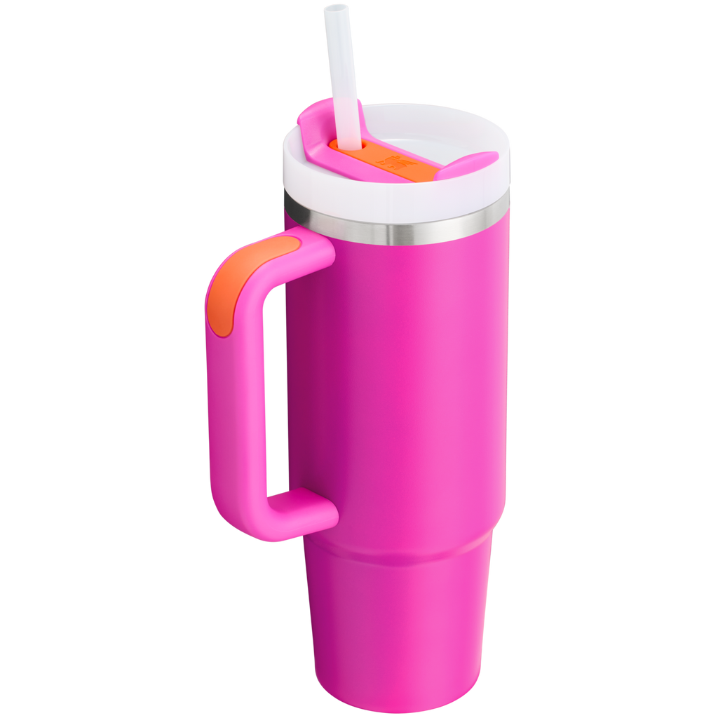 Large Capacity The Quencher H2.0 Flowstate Tumbler D051L - Double-Wall Vacuum Insulated Travel Tumbler with Straw Detail
