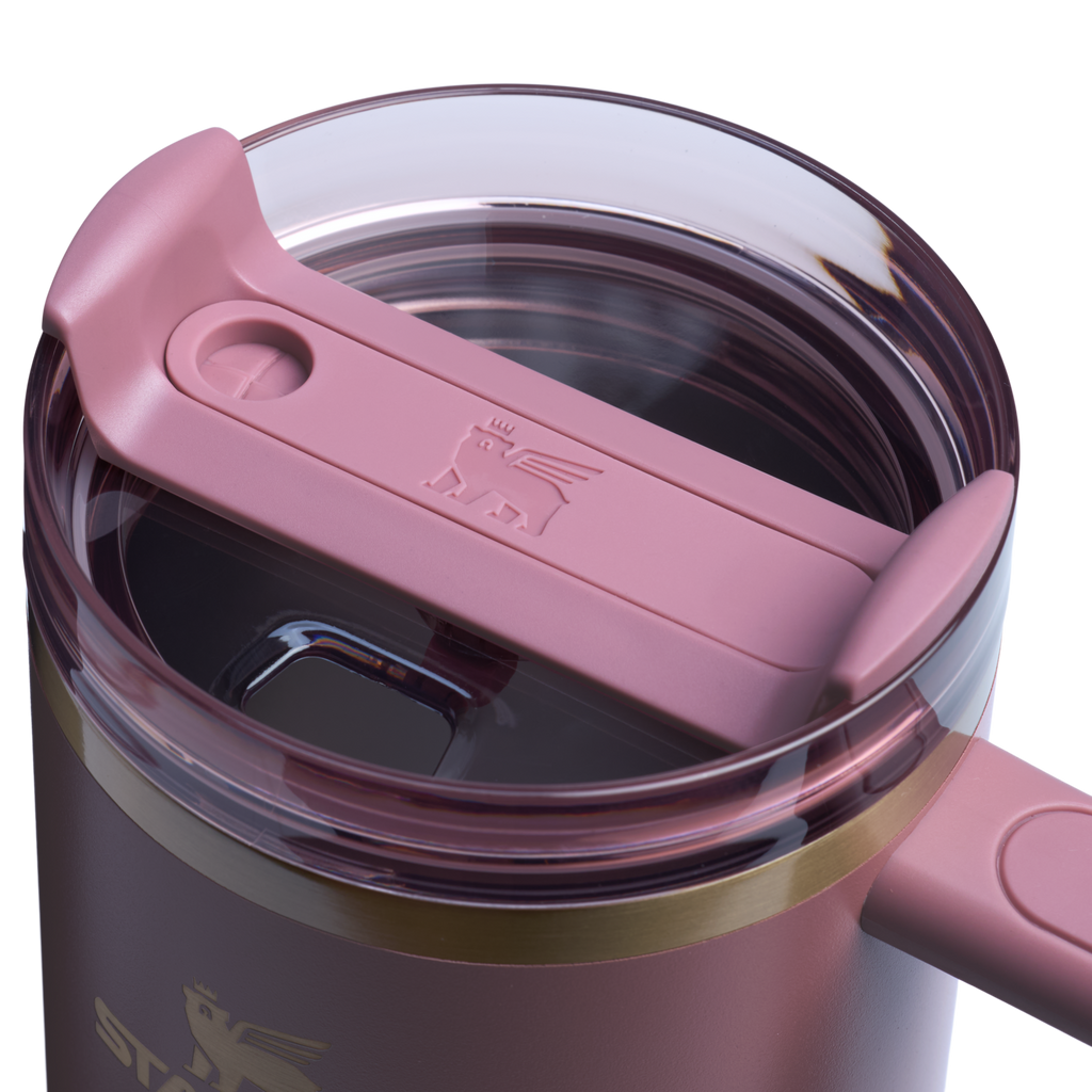 Insulated Travel The Quencher H2.0 Flowstate Tumbler  | Stanley Create D332L - 40oz Large Capacity Car-Cup Friendly Quencher Detail