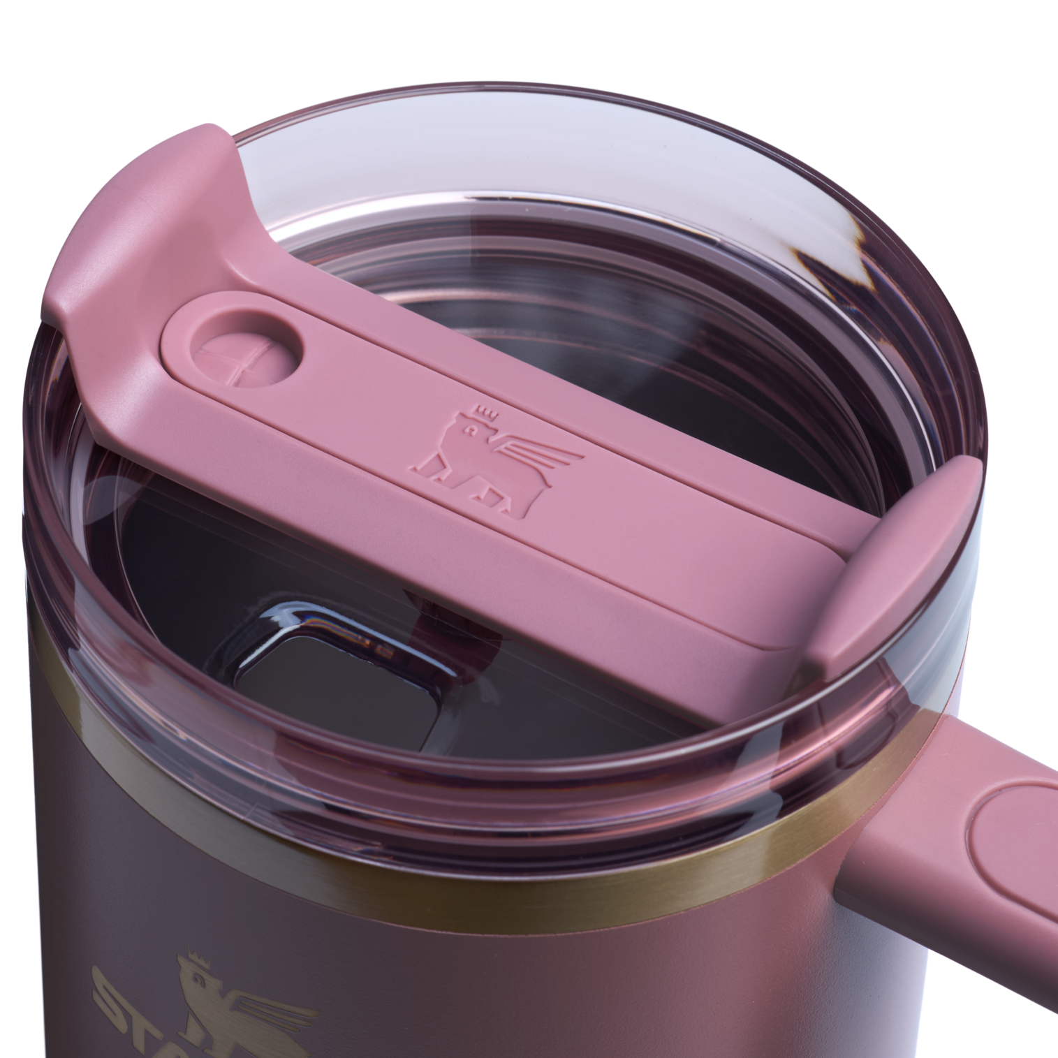 Insulated Travel The Quencher H2.0 Flowstate Tumbler  | Stanley Create D332L - 40oz Large Capacity Car-Cup Friendly Quencher Detail