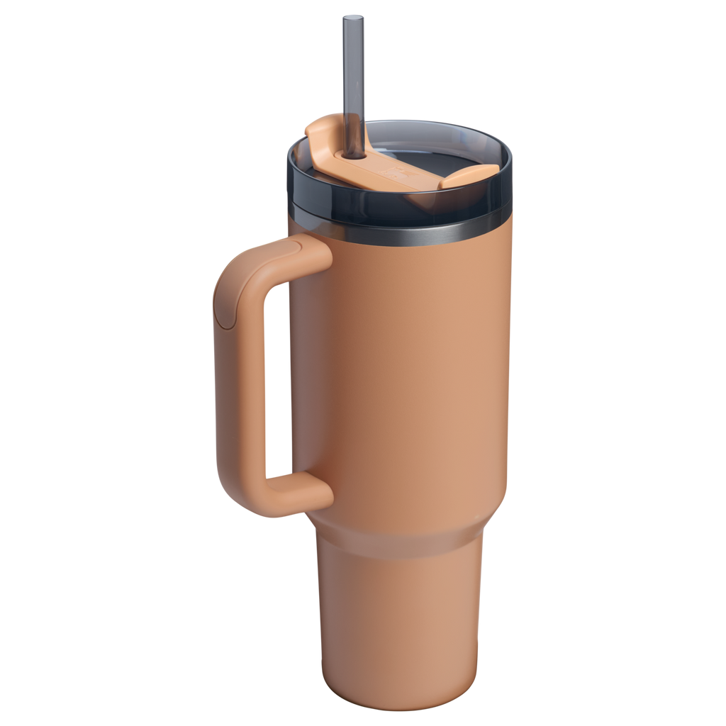 Large Capacity The Quencher H2.0 Flowstate Tumbler D051L - Double-Wall Vacuum Insulated Travel Tumbler with Straw Detail