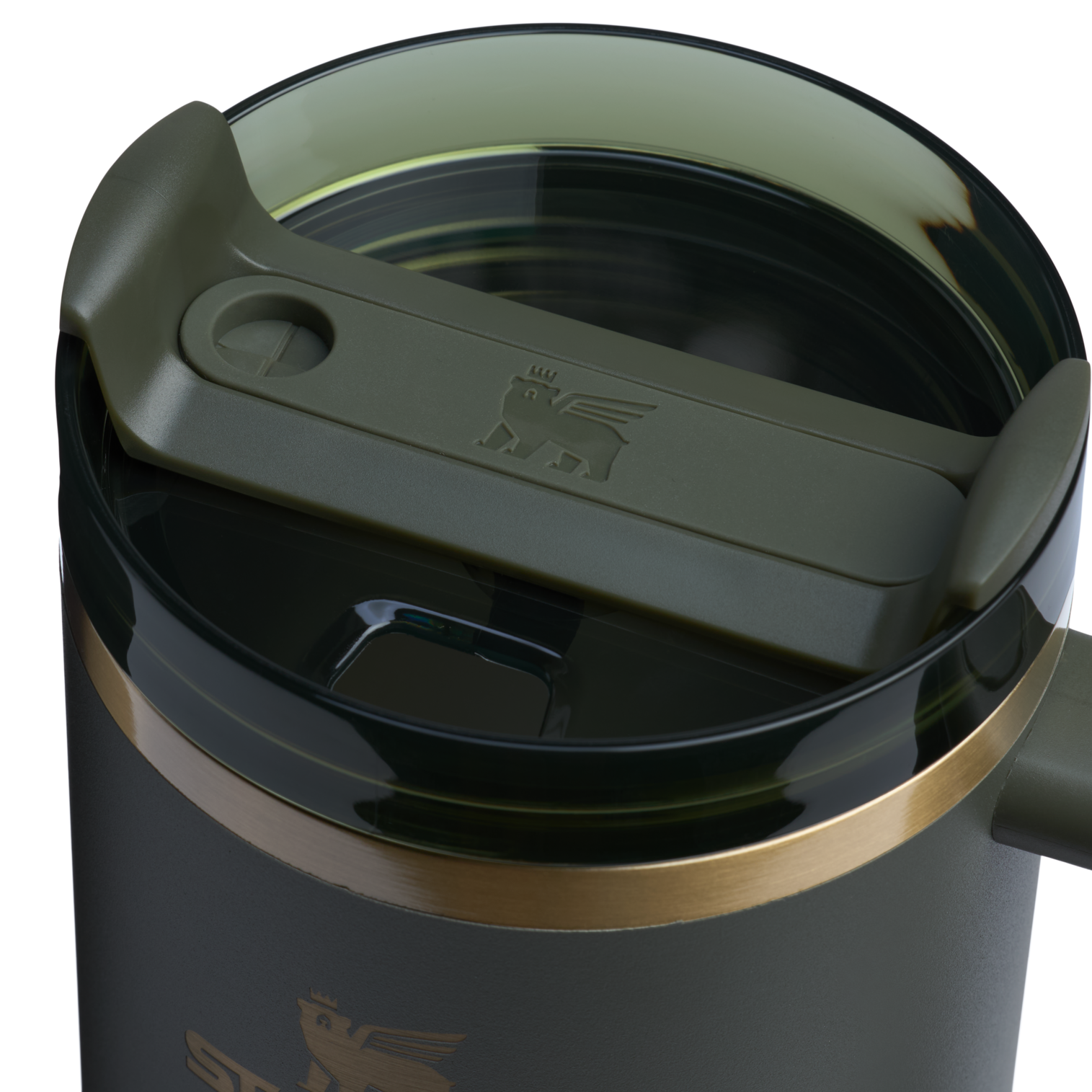 Insulated Travel The Quencher H2.0 Flowstate Tumbler  | Stanley Create D332L - 40oz Large Capacity Car-Cup Friendly Quencher Detail