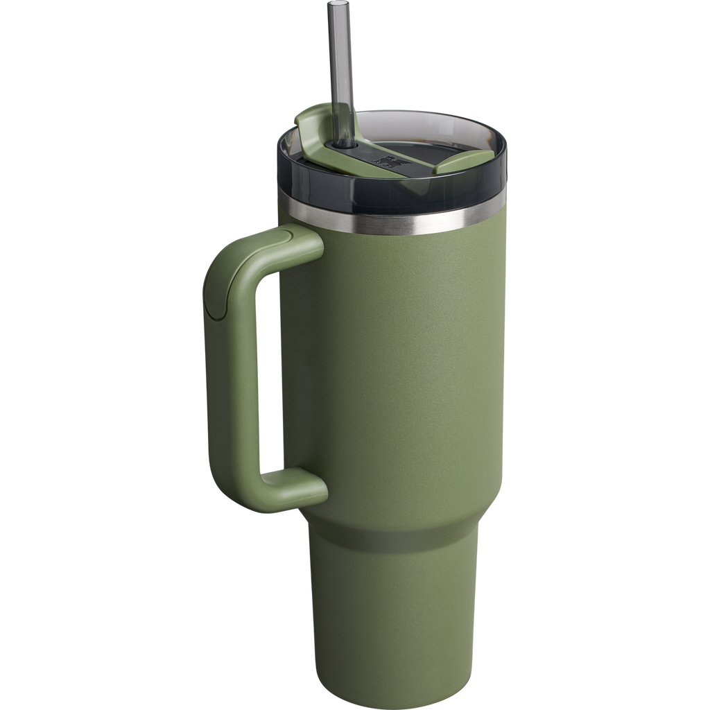 Insulated Travel The Quencher H2.0 Flowstate Tumbler  | Stanley Create D332L - 40oz Large Capacity Car-Cup Friendly Quencher Detail