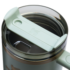 Insulated Travel The Quencher H2.0 Flowstate Tumbler  | Stanley Create D332L - 40oz Large Capacity Car-Cup Friendly Quencher Detail