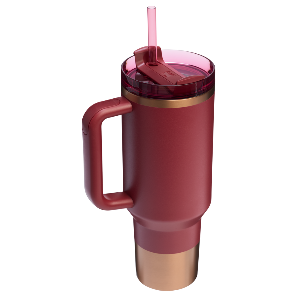 Insulated Travel The Quencher H2.0 Flowstate Tumbler  | Stanley Create D332L - 40oz Large Capacity Car-Cup Friendly Quencher Detail