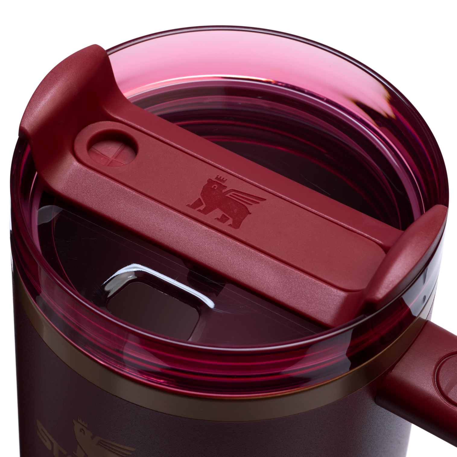 Insulated Travel The Quencher H2.0 Flowstate Tumbler  | Stanley Create D332L - 40oz Large Capacity Car-Cup Friendly Quencher Detail