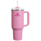 Insulated Travel The Quencher H2.0 Flowstate Tumbler  | Stanley Create D332L - 40oz Large Capacity Car-Cup Friendly Quencher - Peony
