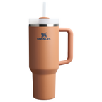 Insulated Travel The Quencher H2.0 Flowstate Tumbler  | Stanley Create D332L - 40oz Large Capacity Car-Cup Friendly Quencher - Toast
