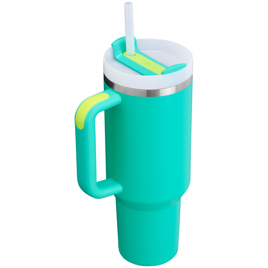 Insulated Travel The Quencher H2.0 Flowstate Tumbler  | Stanley Create D332L - 40oz Large Capacity Car-Cup Friendly Quencher Detail
