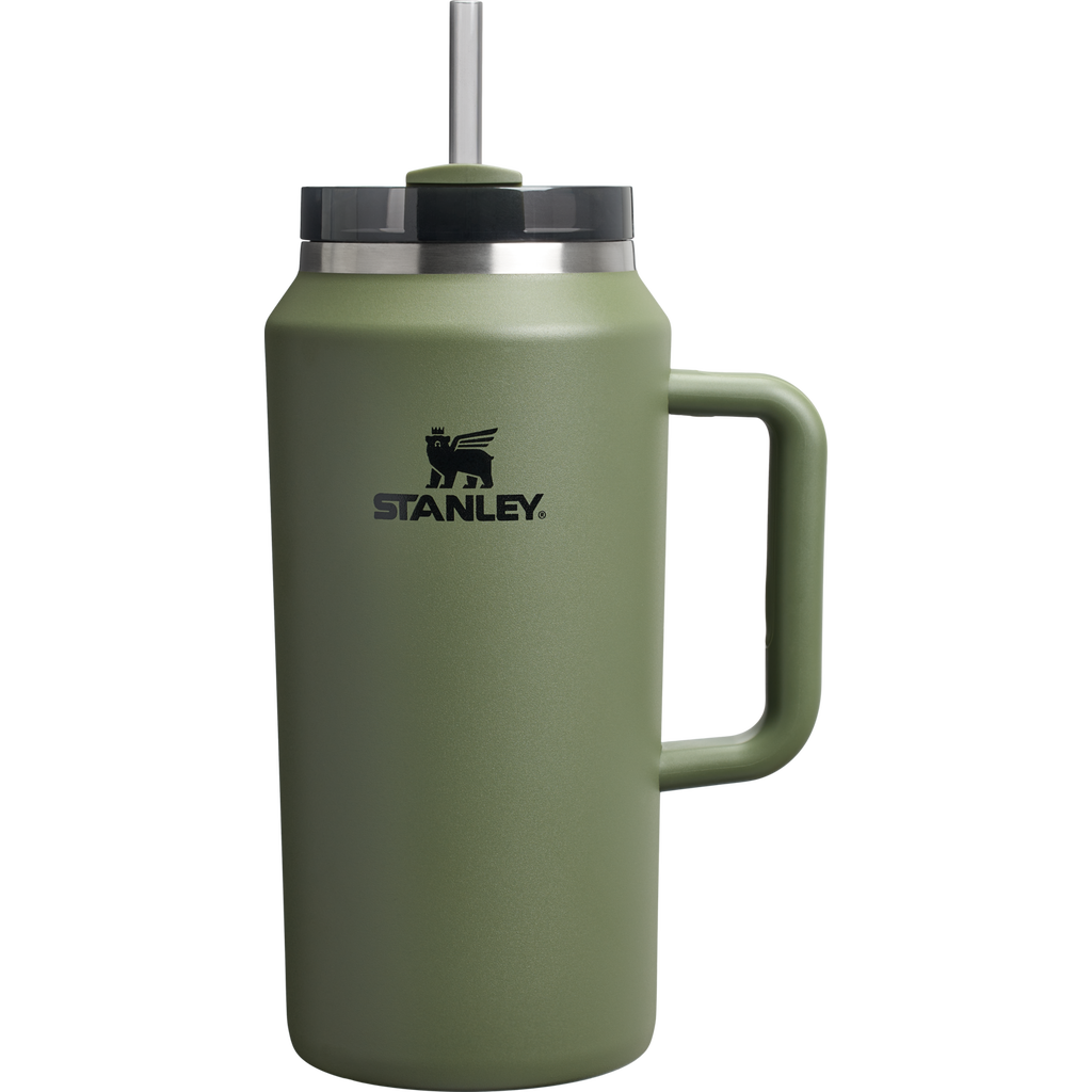 Double-Wall Vacuum The Quencher H2.0 Flowstate Tumbler D365U - Premium Stainless Steel Straw Cup for All-Day Hydration - Dried Pine