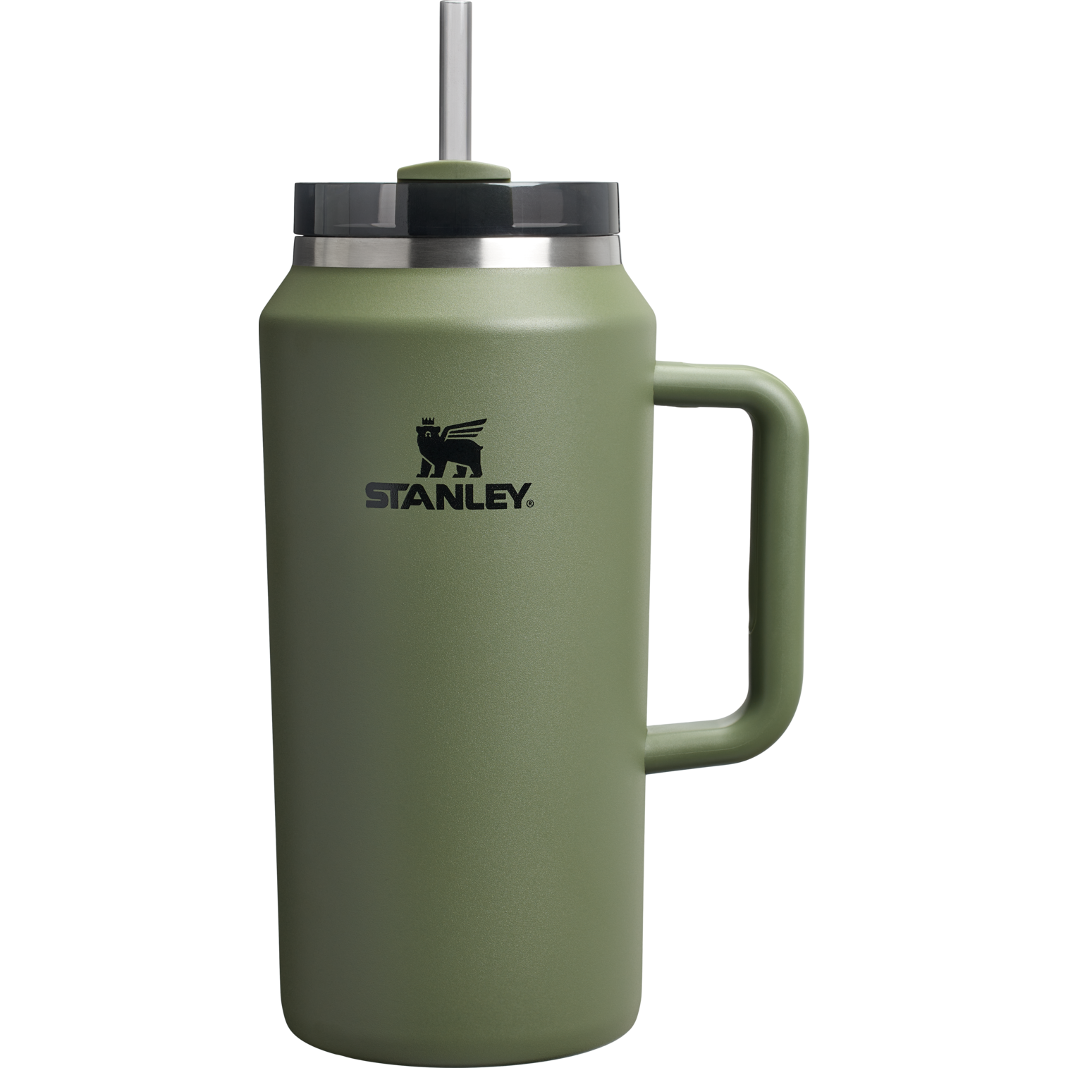 Double-Wall Vacuum The Quencher H2.0 Flowstate Tumbler D365U - Premium Stainless Steel Straw Cup for All-Day Hydration - Dried Pine