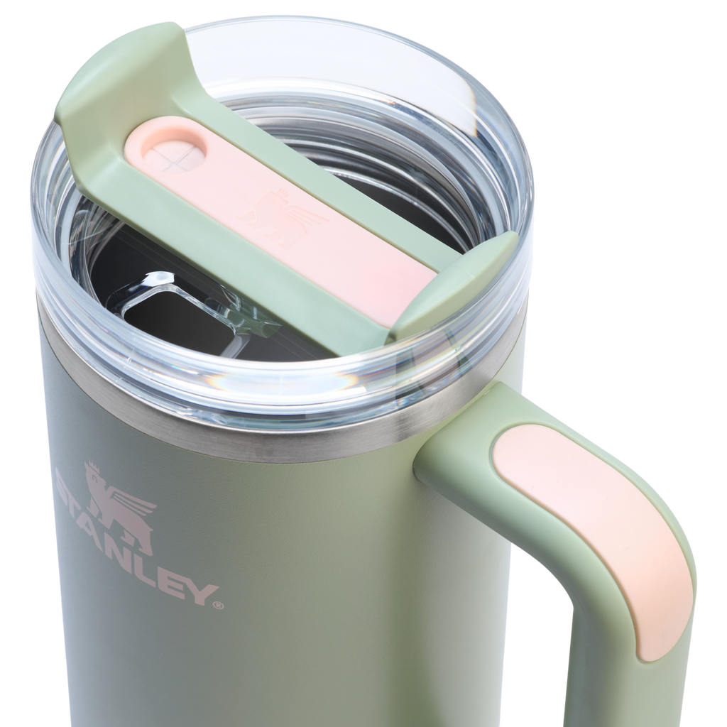 Large Capacity The Quencher H2.0 Flowstate Tumbler | Stanley Create D331C - Premium Stainless Steel Straw Cup for All-Day Hydration Detail