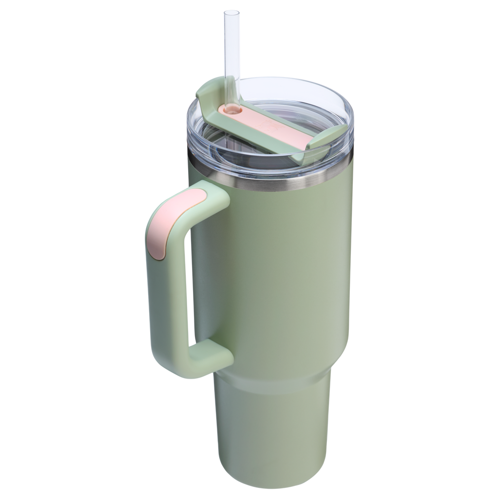 Insulated Travel The Quencher H2.0 Flowstate Tumbler  | Stanley Create D332L - 40oz Large Capacity Car-Cup Friendly Quencher Detail