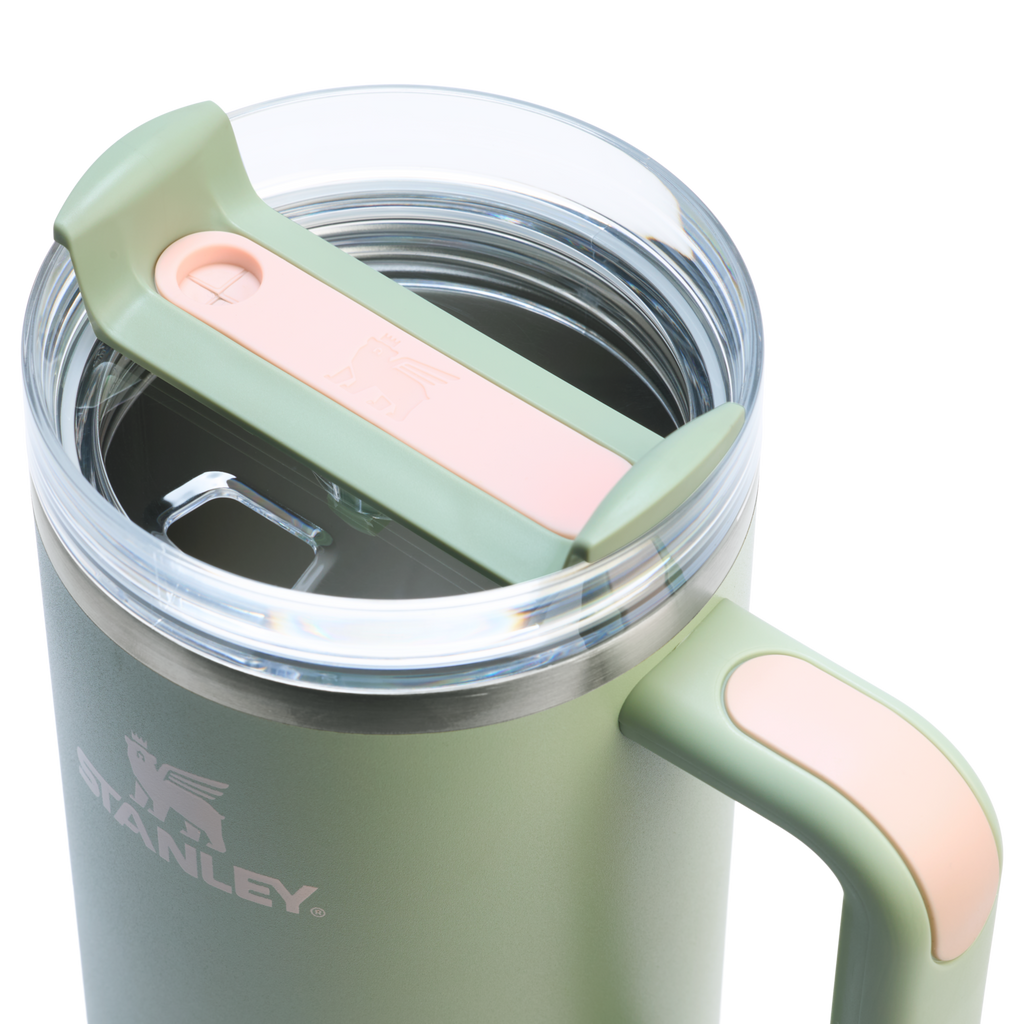 Insulated Travel The Quencher H2.0 Flowstate Tumbler  | Stanley Create D332L - 40oz Large Capacity Car-Cup Friendly Quencher Detail