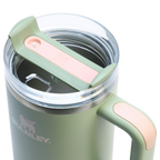 Insulated Travel The Quencher H2.0 Flowstate Tumbler  | Stanley Create D332L - 40oz Large Capacity Car-Cup Friendly Quencher Detail